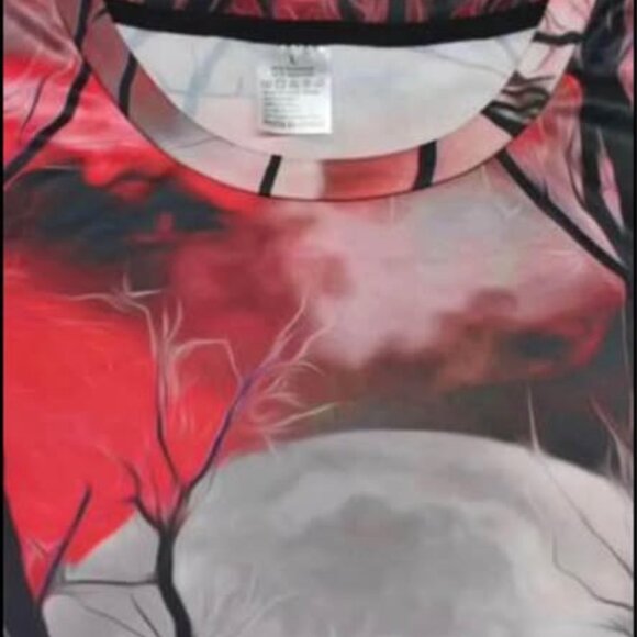 Mens XL (42) Full Moon T shirt - Picture 5 of 9